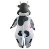 Cute Cow Inflatable Costume for Parties or Gatherings – Fun Boba Cow Walking Outfit with Makeup Props
