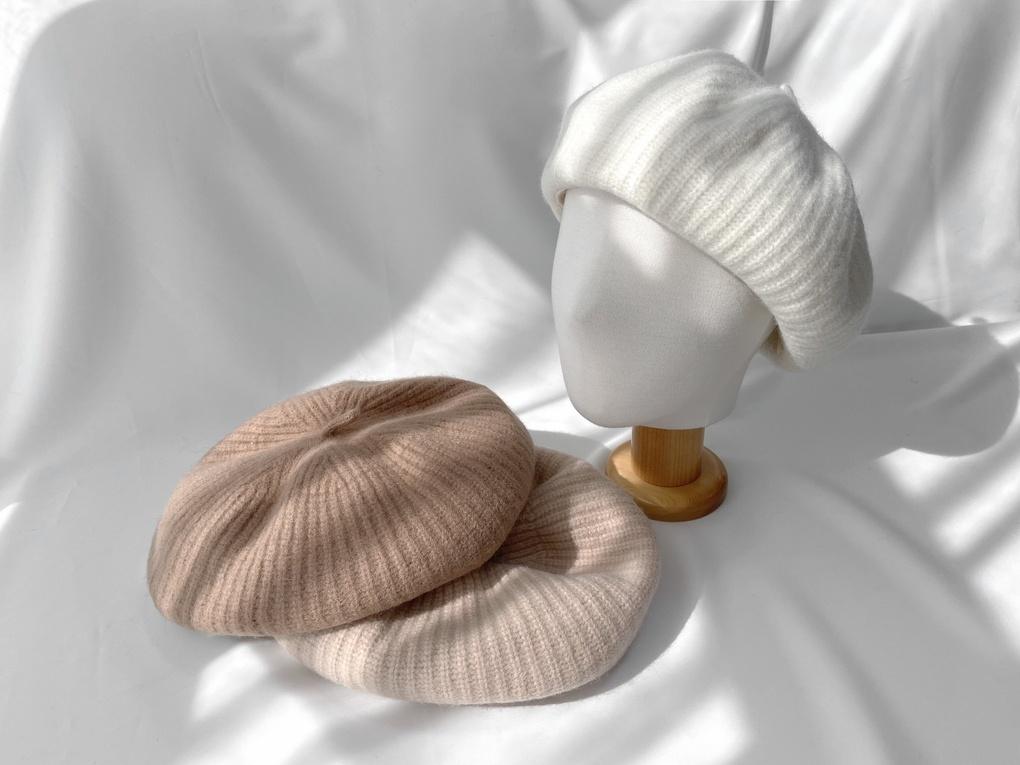 Women's Plain Beret Basic Hat