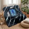 Chelsea FC Theme Blanket Soft Flannel Blanket Plush Throw Blanket Cozy Sofa Bed Blanket for Home Decor