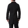2025 Autumn/Winter Men's Double-Breasted Wool Trench Coat with Epaulets - Trendy European Style