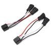 2pcs H4 9003 To H11 Conversion Wire Harness Adapter for Car Headlight Fog Light 12V‑24V