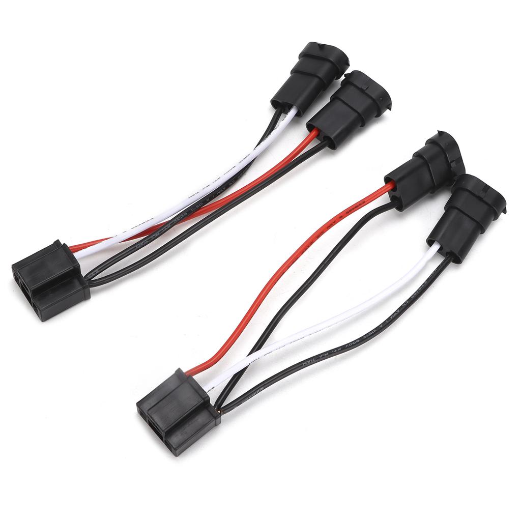 2pcs H4 9003 To H11 Conversion Wire Harness Adapter for Car Headlight Fog Light 12V‑24V
