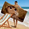 Over the Garden Wall Print Beach Towel, Large Soft Quick Dry Towel for Beach Camping Swimming