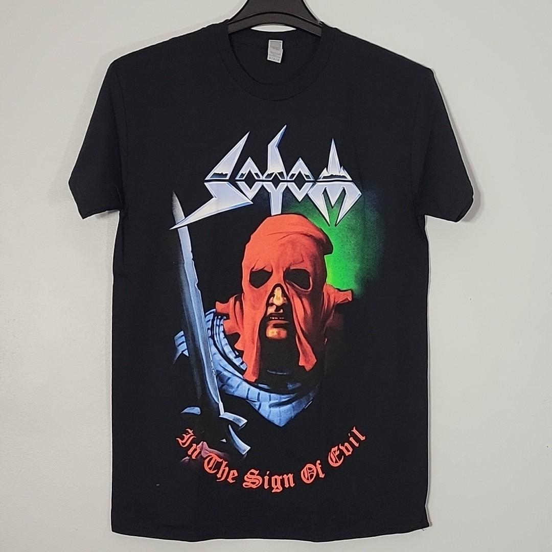 SODOM In The Sign Of Evil XL Official T-Shirt Black Mens Band Logo Unisex T-Shirt M