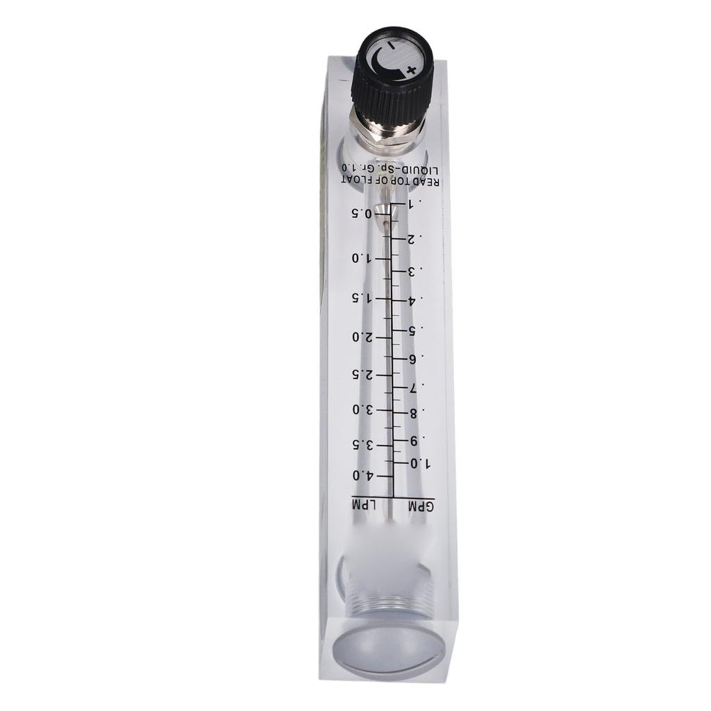 Liquid Flowmeter Clear Durable Acrylic Panel for Liquid Medium Measurement and Control Regulation 0.1 1GPM
