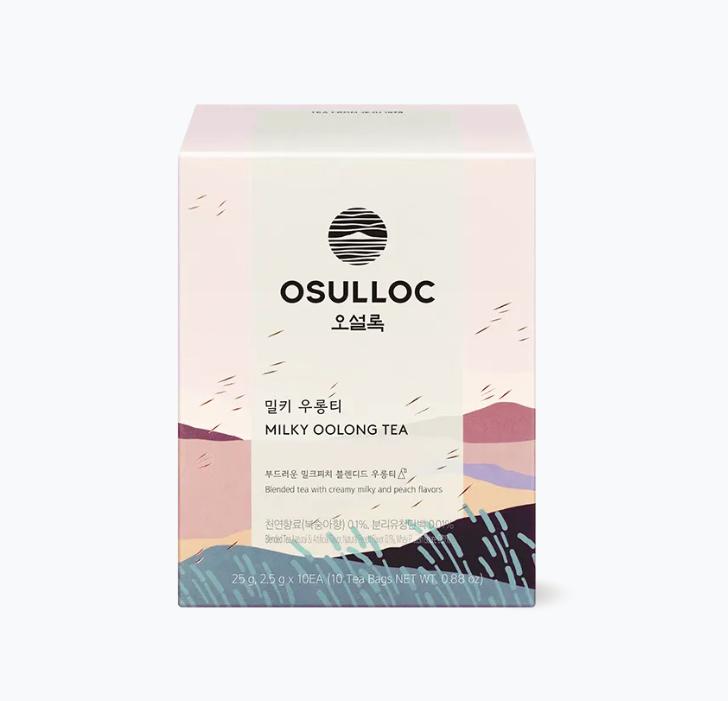 Osulloc Mléčný oolongový čaj 10 sáčků | Prémiový korejský čaj z ostrova Jeju