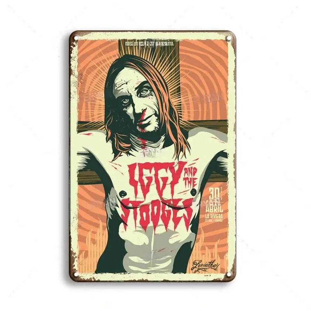 Music Metal Tin Signs Velvet Wall Decoration Plaque Vintage Art Poster Iron Painting for Man Cave Home Cafe Garden Club Bar