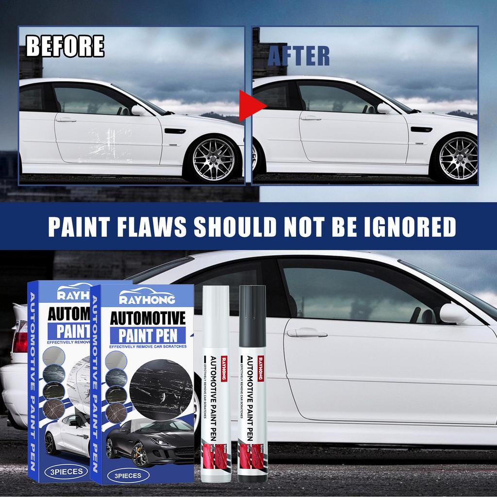 3pack Car Paint Repair Pen Paint Scratch Repair Scratch Paint Marks Paint Repair Pen