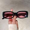 Vintage Rectangle Men Women Sunglasses Fashion Ins Popular Candy Color Shades Eyewear Trendy UV400 Protection Sun Glasss