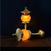 Buddhist Supplies, LED Crystal Lotus Lamp, Buddha Offering Lamp, Household Prayer Lamp, Three Gradient Colors, Plug, 1pcs 110v