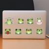 50 Pieces of Cute Frog Stickers Computer Suitcase Waterproof Decorative Stickers Children's Hand Account Stickers