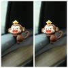 Adorable Mini Monkey Car Ornament - TPU, Fits Rearview Mirror & Dashboard Decor