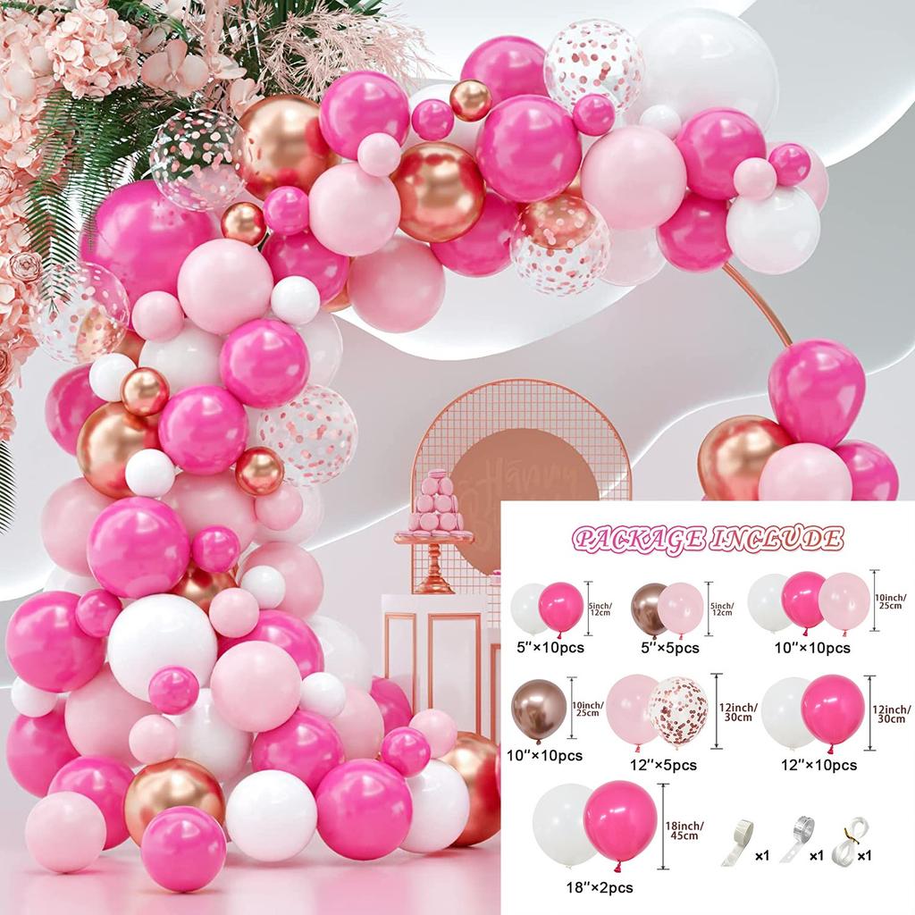 Balloon Set Wedding Birthday Party Arrangement Balloon Set Party Decoration Balloon Chain Set
