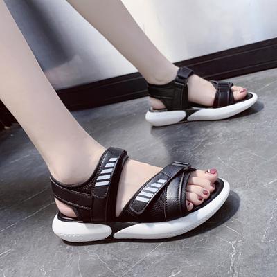Fairy Wind Sports Sandals Female Flat 2024 Summer New Versatile Leisure Student Internet Celebrity Beach Shoes Ins Tide