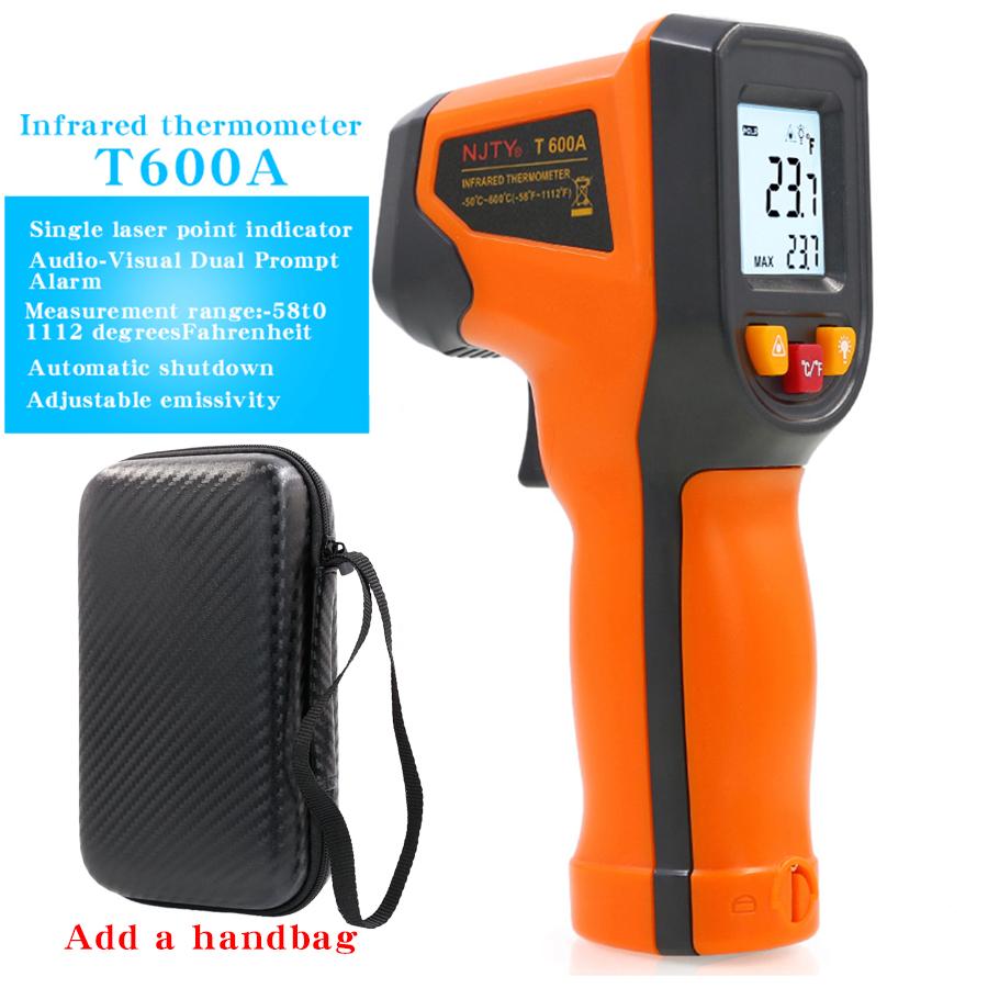 T400A T600A High Precision Infrared Thermometer, Water Thermometer, Baking and Kitchen Industrial Thermometer