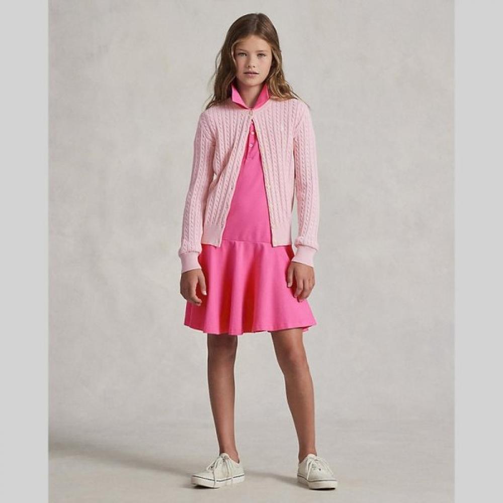 Polo Kids Girls 7 16 Years Old Mini Cable Cotton Cardigan  Cwposweg6820063650 XL