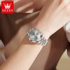 OLEVS 9801 Original Women's Watches Stainless Steel Fashion Automatic Mechanical Women Gift Luminous Ladies Wristwatch