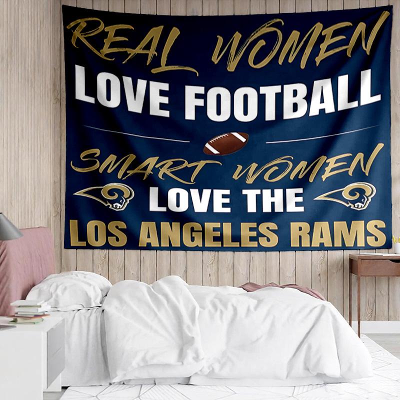 Los Angeles Rams logo Tapestry for Bedroom Aesthetic Classroom Tapestries Wall Hanging for Living Room Dorm Office,Ideal Creative Gift