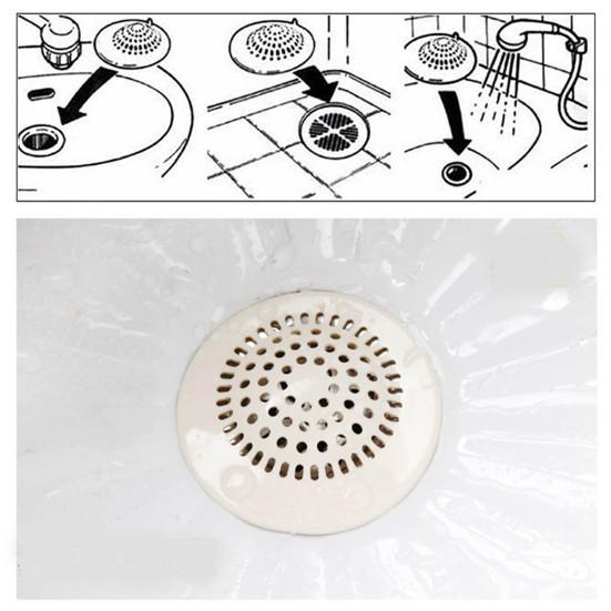 Hair Catcher High Toughness Anti-clogging Plastic Hair Catcher Stopper Shower Floor Drain Filter for Home