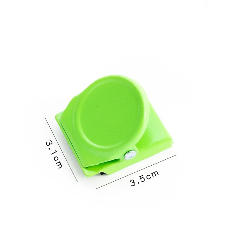 1 szt. Mini zacisk magnetyczny wielokolorowy magnetyczny spinacz do papieru do lodówki indeks plików Photo Memo Office School