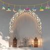 Holiday Ornament Craft Kit Religious Mosque Scene With Stickers Decorative Crafts Kit Indoor Decorations For Party Class