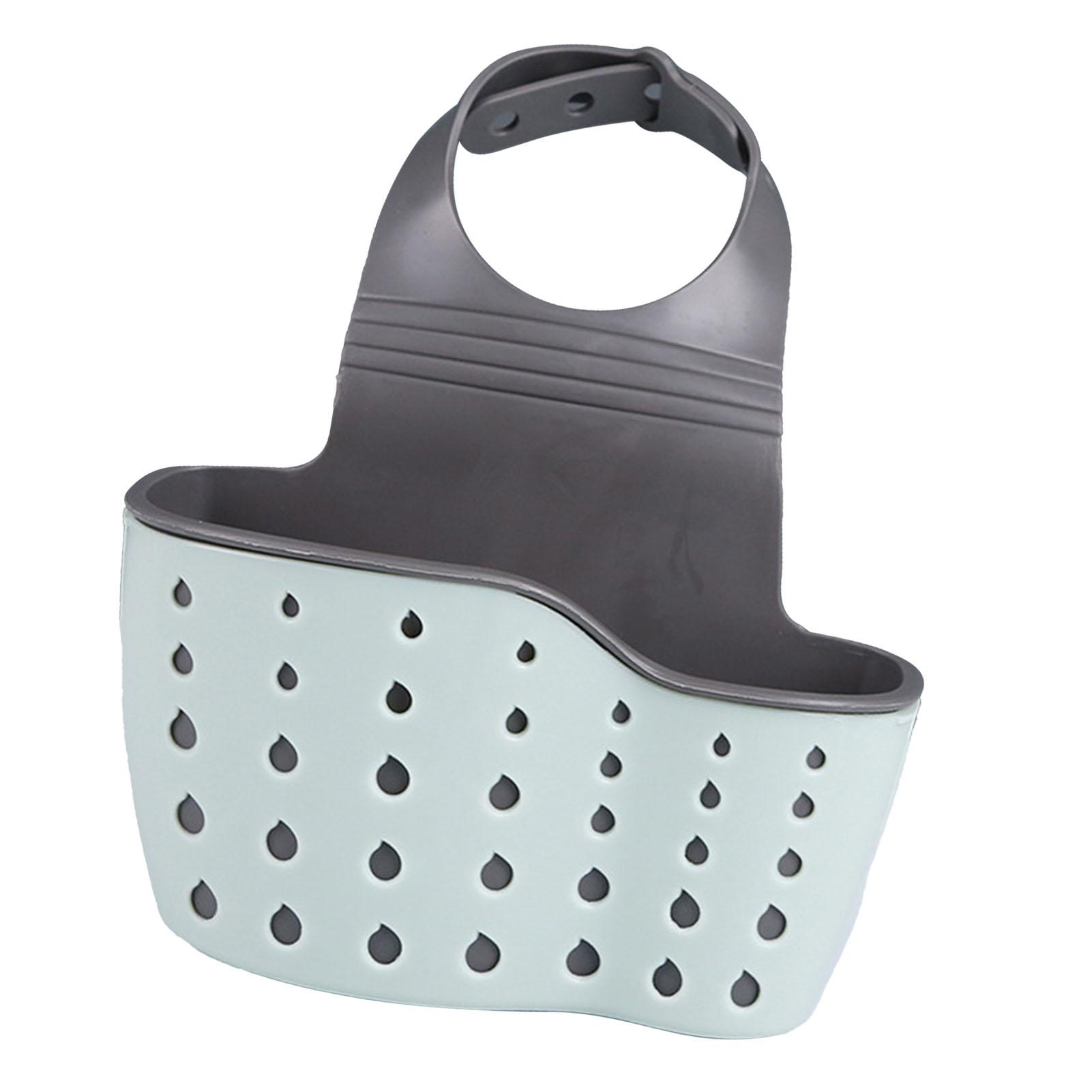 

Kitchen Sink Sponge Holder Hanging Soap Holder Multifunction Detachable Sink Sponge Drain Holder with Adjustable Strap