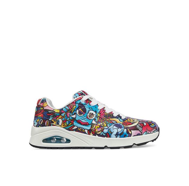 Мужские кроссовки Skechers Uno - color doodle 183500, mlt kolorowy