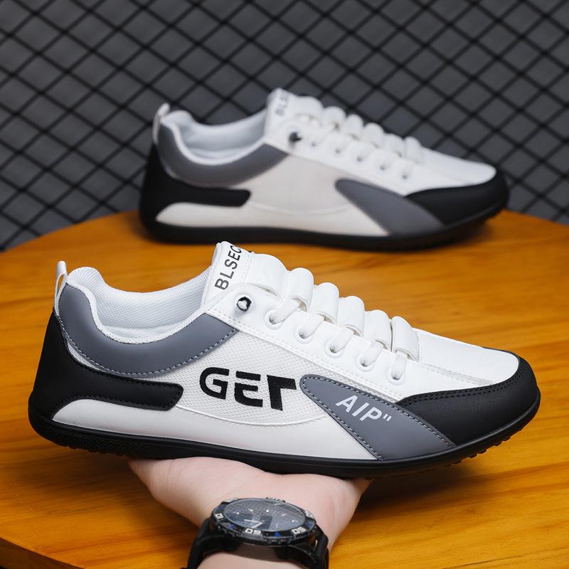 Summer men's shoes 2026 breathable men's versatile Doudou spring and autumn casual Forrest Gump sports shoes flat bottom