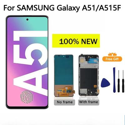 AMOLED  Screen For Samsung Galaxy A51 4G LCD Display Touch Screen Digitizer Assembly Replacement A515 A515FN/DS A515F