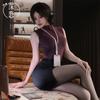 Sex Underwear Sexy Female Secretary Uniform Hip Skirt Pure Desire Robe Temperament Royal Sister High Waist Skirt