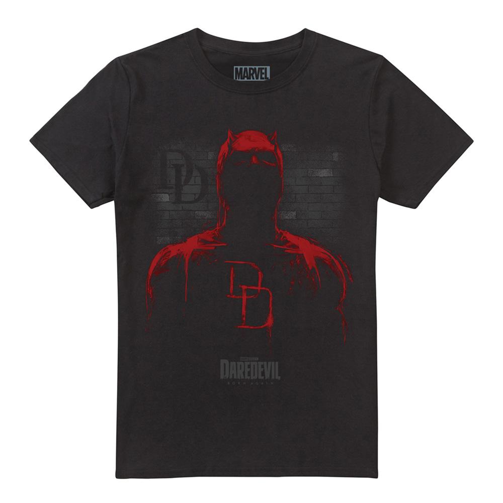 Daredevil Unisex Adult Man Without Fear Paint T-Shirt