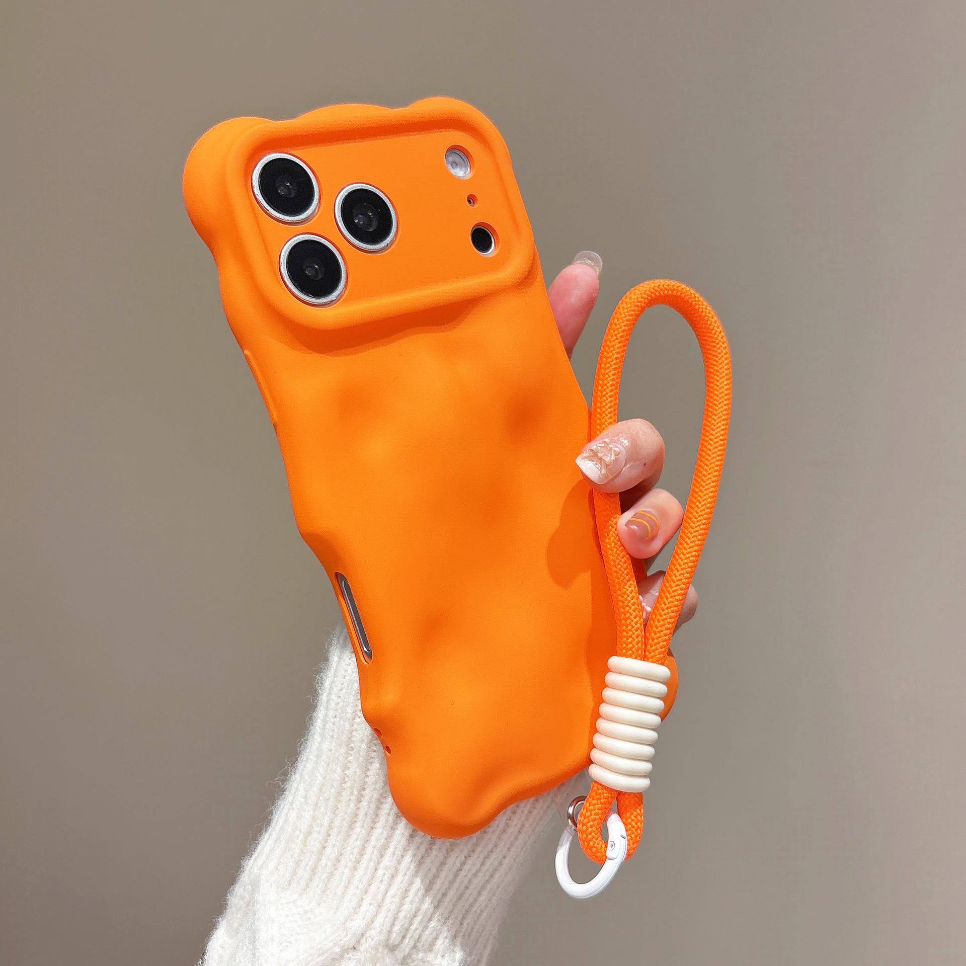 

Custom Frosted Bubble Case with Lanyard for iPhone 16 Pro Max, Apple 17, 14, 13 13
