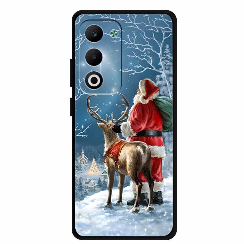 

Christmas Phone Case For Oppo A5 5G CPH2735 / A5 4G CPH2727 Christmas Tree Soft Silicone TPU Back Cover Bumper For Oppo A5 Coque -OPPO A5 5G Global