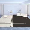 Luxury Minimalist French Carpet: Waterproof, Simple, Scrubbable Floor Mat for Living Room and Bedroom.
