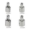 Edelstahl 316 Boot Bimini Top Fitting Slide Kappe Slide Hülse Rohr Auge End Kappe Backe Slide Clamp Externe Auge Ende