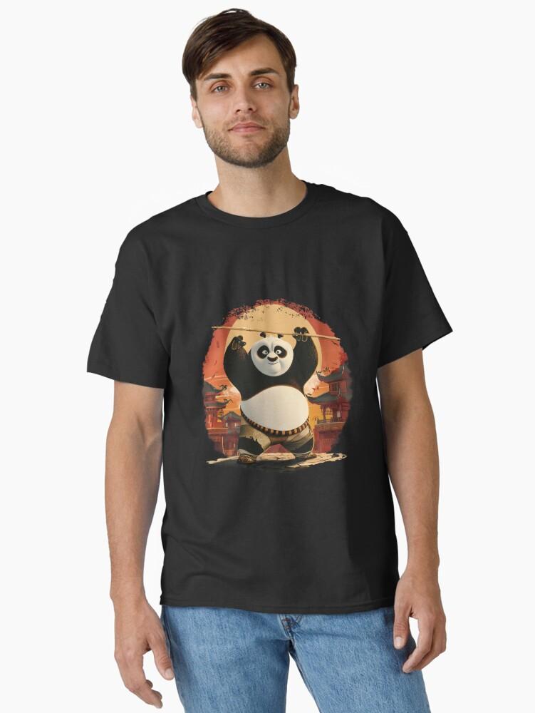 Kung Fu Panda Panda Kung Fu Klassisches T-Shirt