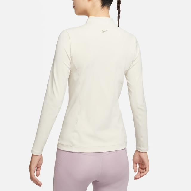 Nike Solid Color Zip Collar Jacket Women Jacket Beige DQ6002-104