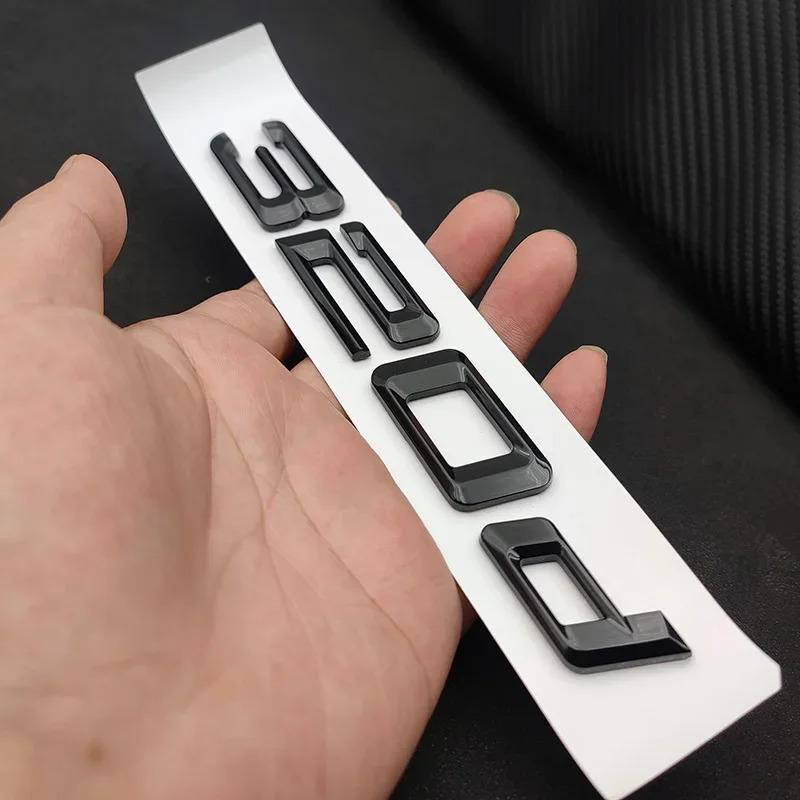 3D Glossy Black Car Rear Trunk Letters Stickers For BMW E46 E36 G20 E90 F30 E92 316d 318d 320d 325d 330d Emblem Logo Accessories