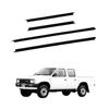 Nissan D21 4-Door Exterior Weatherstripping & Water Deflector Trim