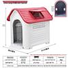 All-Season Waterproof Outdoor Dog House for Small To Large Dogs