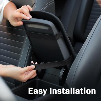 Car Armrest Cushion Booster Pad Central Armrest Box Plush Pad Protection Cover Anti Scratch Universal Heightening Pad