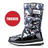 Big Size 46 47 Men Snow Boots Winter Female Boots Thick Plush Waterproof Non-slip Thigh High Boots Warm Fur Lovers Winter Shoes