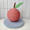Sisal Cat Teaser Ball: Self-Entertainment Toy with Vertical Scratching Board