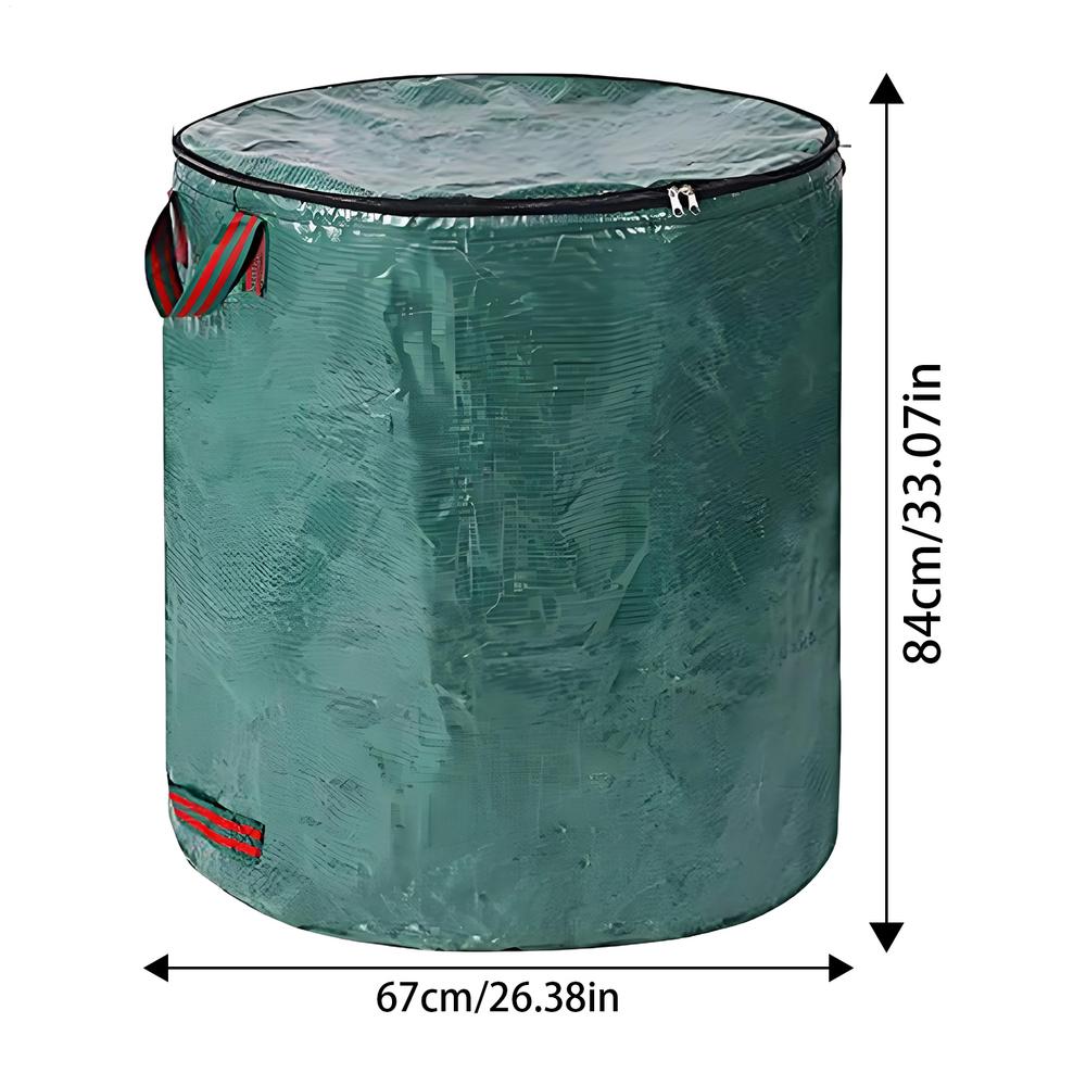 Wiederverwendbare Gartenabfallsäcke Strapazierfähige Gartensäcke Faltbarer Laubsammelbehälter Mit Verstärkten Griffen Für Rasenflächen