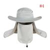 Unisex Outdoor Sport Fishing Hiking Hat UV Protection Face Neck Flap Sun Cap Waterproof and Quick-drying Fisherman Fishing Hats