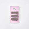 Colorful Claw Hair Clip Set Gray 6p