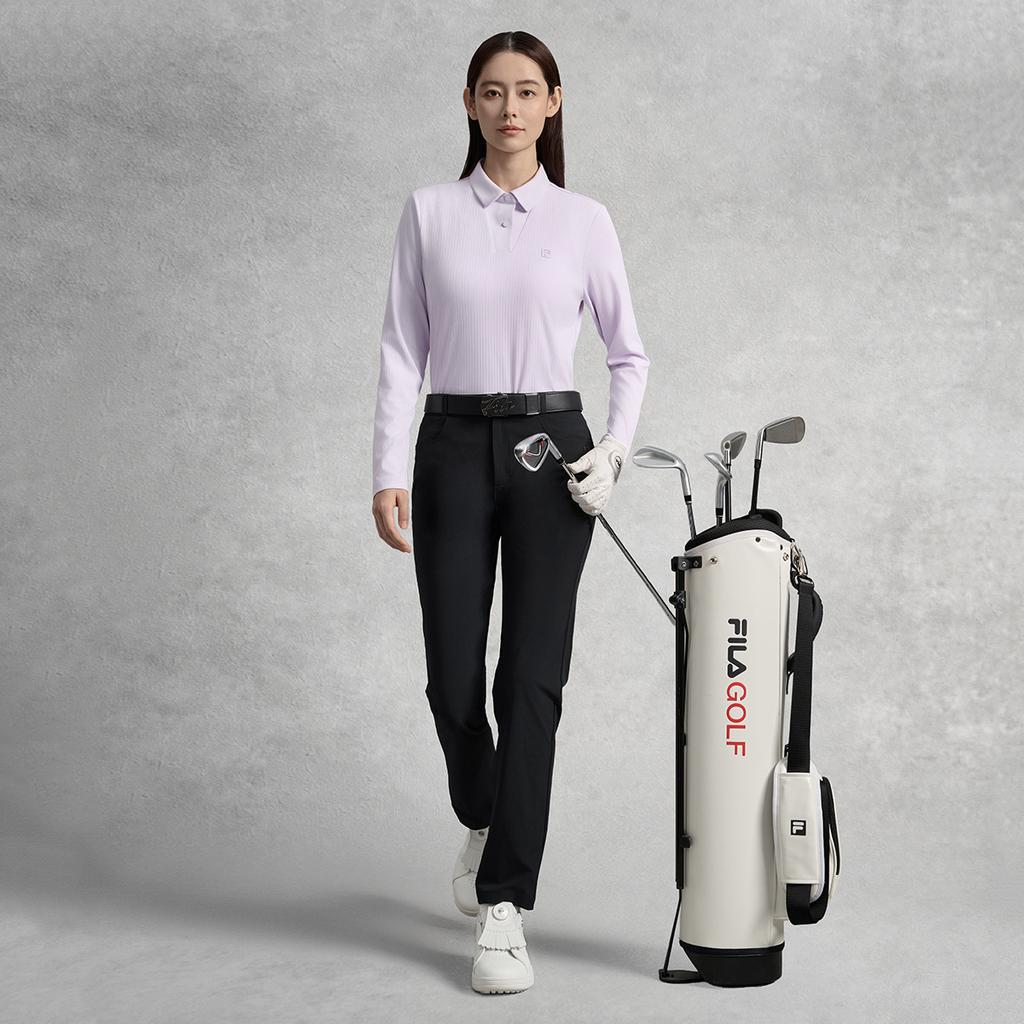 New FILA Golf Series Polo Shirt Women's Cloud Garment Purple A11W535201FVT
