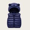 Children's Hooded Vest with Ears - Lightweight Cotton Jacket for Boys & Girls, Baby Outerwear Gilet