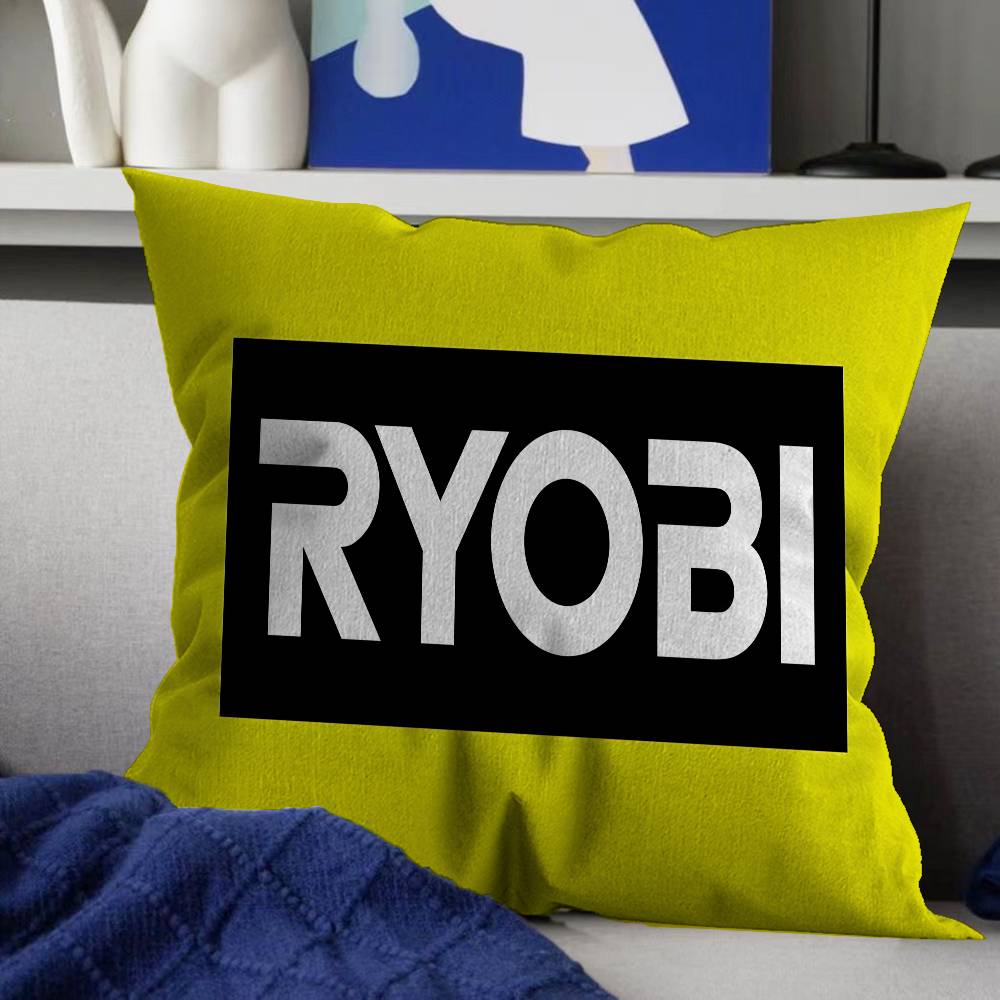 Ryobi Equipment Power Tools Brand Logo Area Rugs Cushion Cover Pillowcase Upholstery Sofa Throw Pillow Home Decor Pillowcas