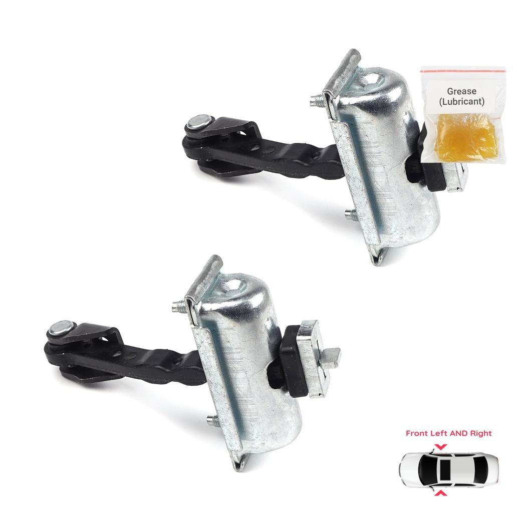 EDP828-1 2 Pieces Front Left AND Right Door Hinge Stop Check Strap Limiter for Ford Transit Custom V362 MK1 Tourneo 2012-2023 1933703